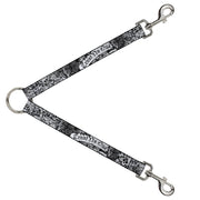 Dog Leash Splitter - Trust No One Black/White Dog Leash Splitters Buckle-Down   