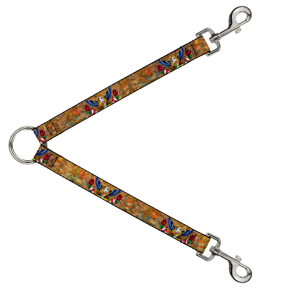 Dog Leash Splitter - Tattoo Johnny-Blonde Dog Leash Splitters Tattoo Johnny   