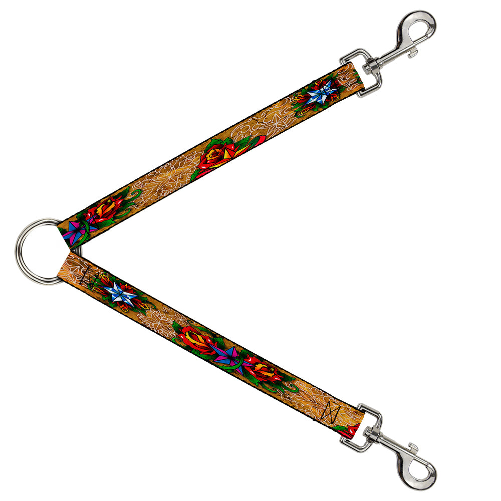 Dog Leash Splitter - Tattoo Johnny-Stars Dog Leash Splitters Tattoo Johnny   