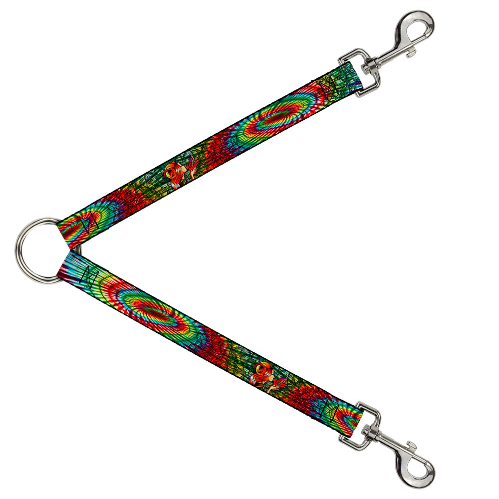 Dog Leash Splitter - Tattoo Johnny-Bird Kiss Dog Leash Splitters Tattoo Johnny   