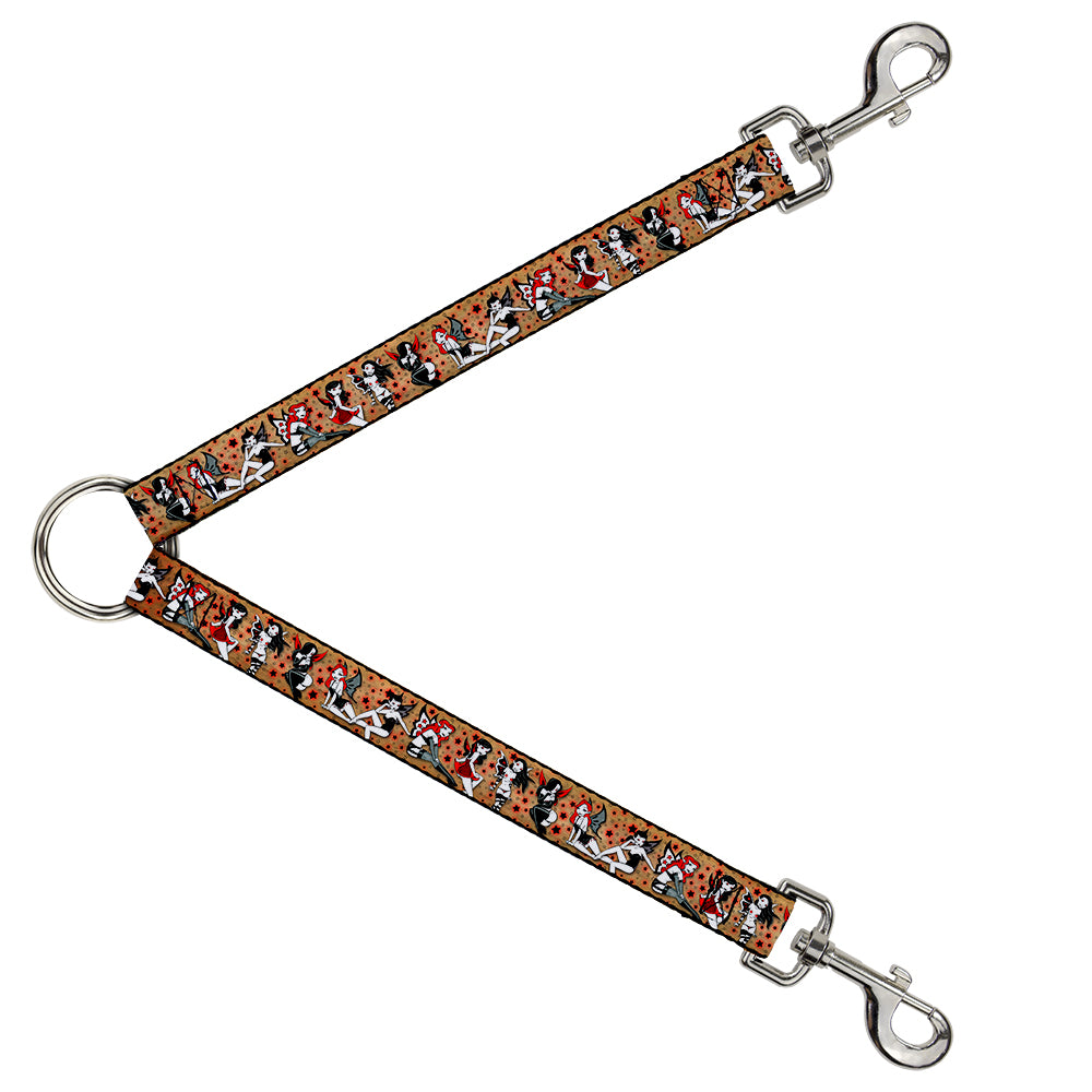 Dog Leash Splitter - Tattoo Johnny-Twisted Fairies Dog Leash Splitters Tattoo Johnny   