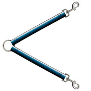 Dog Leash Splitter - Transitioning Dots White/Blue/Black Dog Leash Splitters Buckle-Down   