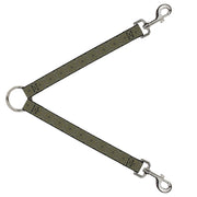 Dog Leash Splitter - Tapestry Charcoal/Olive Dog Leash Splitters Buckle-Down   