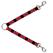 Dog Leash Splitter - Trinidad & Tobaga Flags/Black Block Dog Leash Splitters Buckle-Down   