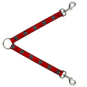 Dog Leash Splitter - Tennessee Flag Stars CLOSE-UP Distressed Dog Leash Splitters Buckle-Down   