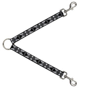 Dog Leash Splitter - Tribal1 Black/White Dog Leash Splitters Buckle-Down   