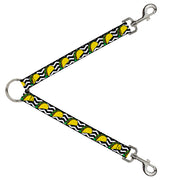 Dog Leash Splitter - Taco/Chevron Black/White Dog Leash Splitters Buckle-Down   
