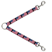 Dog Leash Splitter - United States Flags Dog Leash Splitters Buckle-Down   