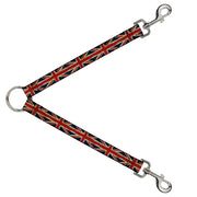 Dog Leash Splitter - United Kingdom Flags Distressed Painting Dog Leash Splitters Buckle-Down   