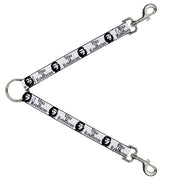 Dog Leash Splitter - VIVA LA REVOLUCION Che White/Black Dog Leash Splitters Buckle-Down   