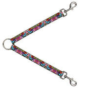 Dog Leash Splitter - Vivid Butterfly Garden Dog Leash Splitters Buckle-Down   