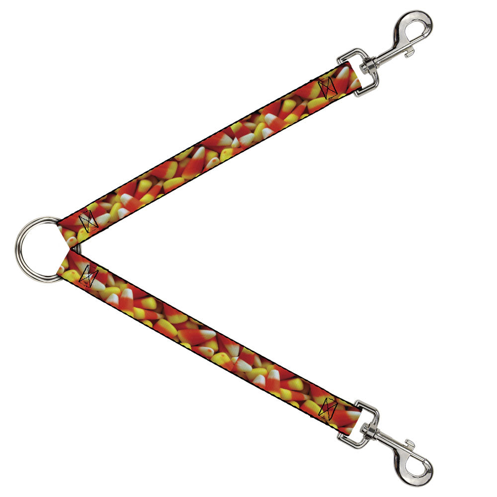 Dog Leash Splitter - Vivid Candy Corn Stacked Dog Leash Splitters Buckle-Down   
