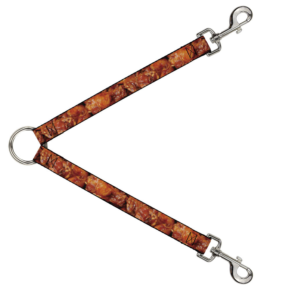 Dog Leash Splitter - Vivid Hot Wings Stacked Dog Leash Splitters Buckle-Down   