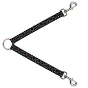 Dog Leash Splitter - Vinyl Records Gray/Black/Red/Blue/White Dog Leash Splitters Buckle-Down   