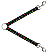 Dog Leash Splitter - Vinyl Records Stacked Black/Gray/Multi Color Dog Leash Splitters Buckle-Down   