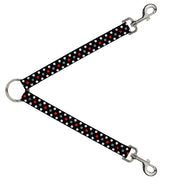Dog Leash Splitter - Vinyl Records Stacked Black/Gray/Red/White Dog Leash Splitters Buckle-Down   