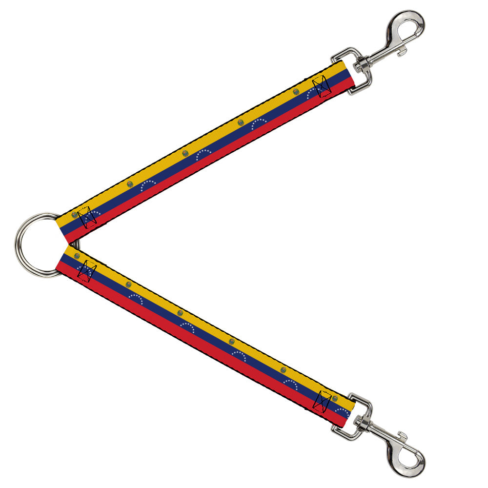 Dog Leash Splitter - Venezuela Flag Continious Repeat Dog Leash Splitters Buckle-Down   