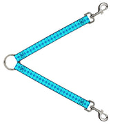 Dog Leash Splitter - Wallpaper2 Baby Blue/Blue Dog Leash Splitters Buckle-Down   