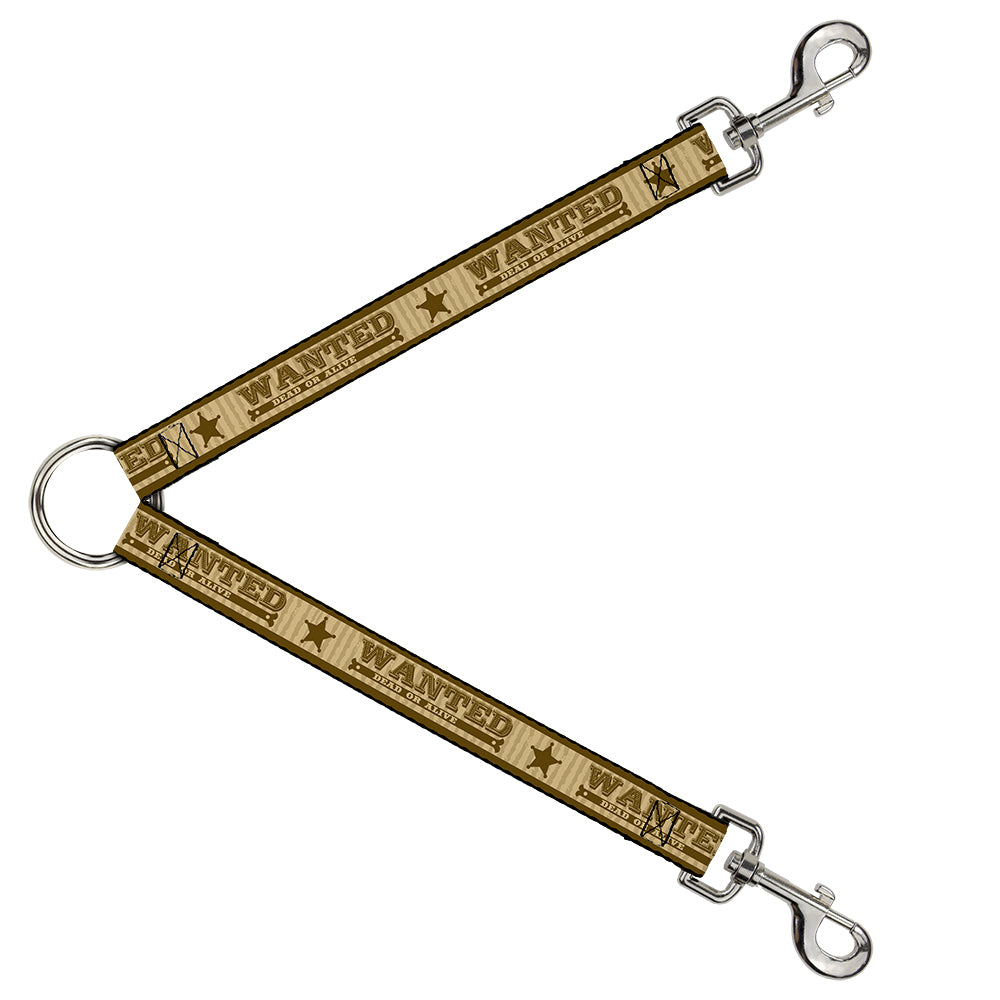 Dog Leash Splitter - WANTED-DEAD OR ALIVE/Star Tans Dog Leash Splitters Buckle-Down   