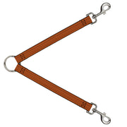Dog Leash Splitter - Wood Grain2 Horizontal Reddish Brown Dog Leash Splitters Buckle-Down   