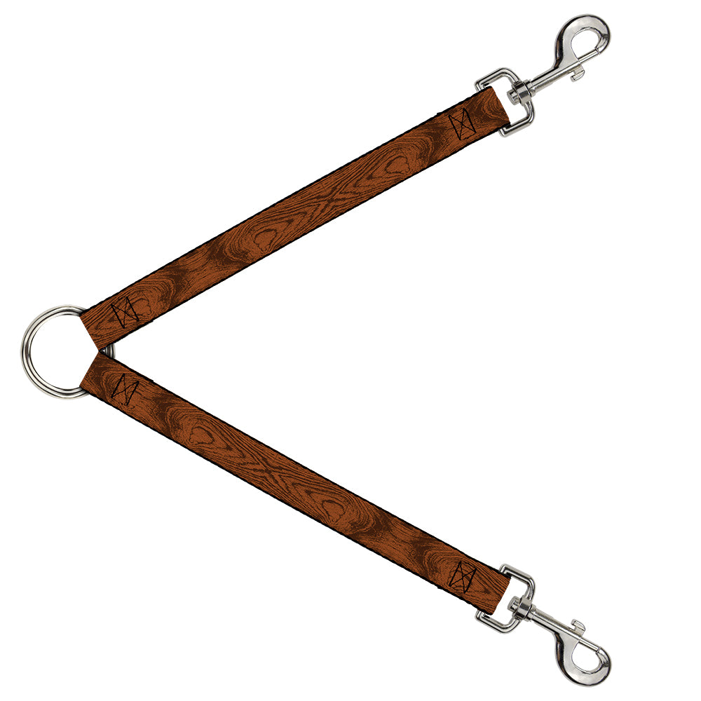 Dog Leash Splitter - Wood Grain Cherry Wood Dog Leash Splitters Buckle-Down   