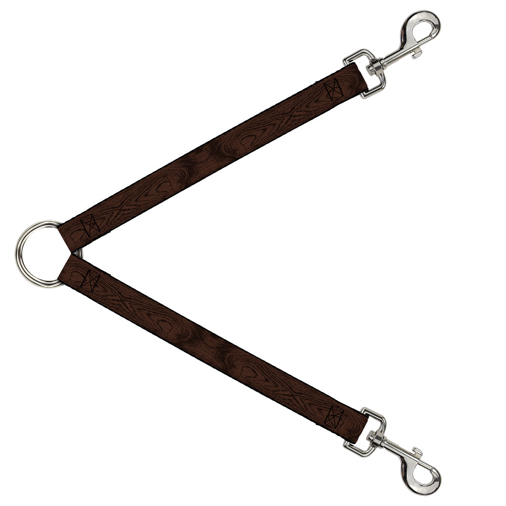 Dog Leash Splitter - Wood Grain Walnut Dog Leash Splitters Buckle-Down   