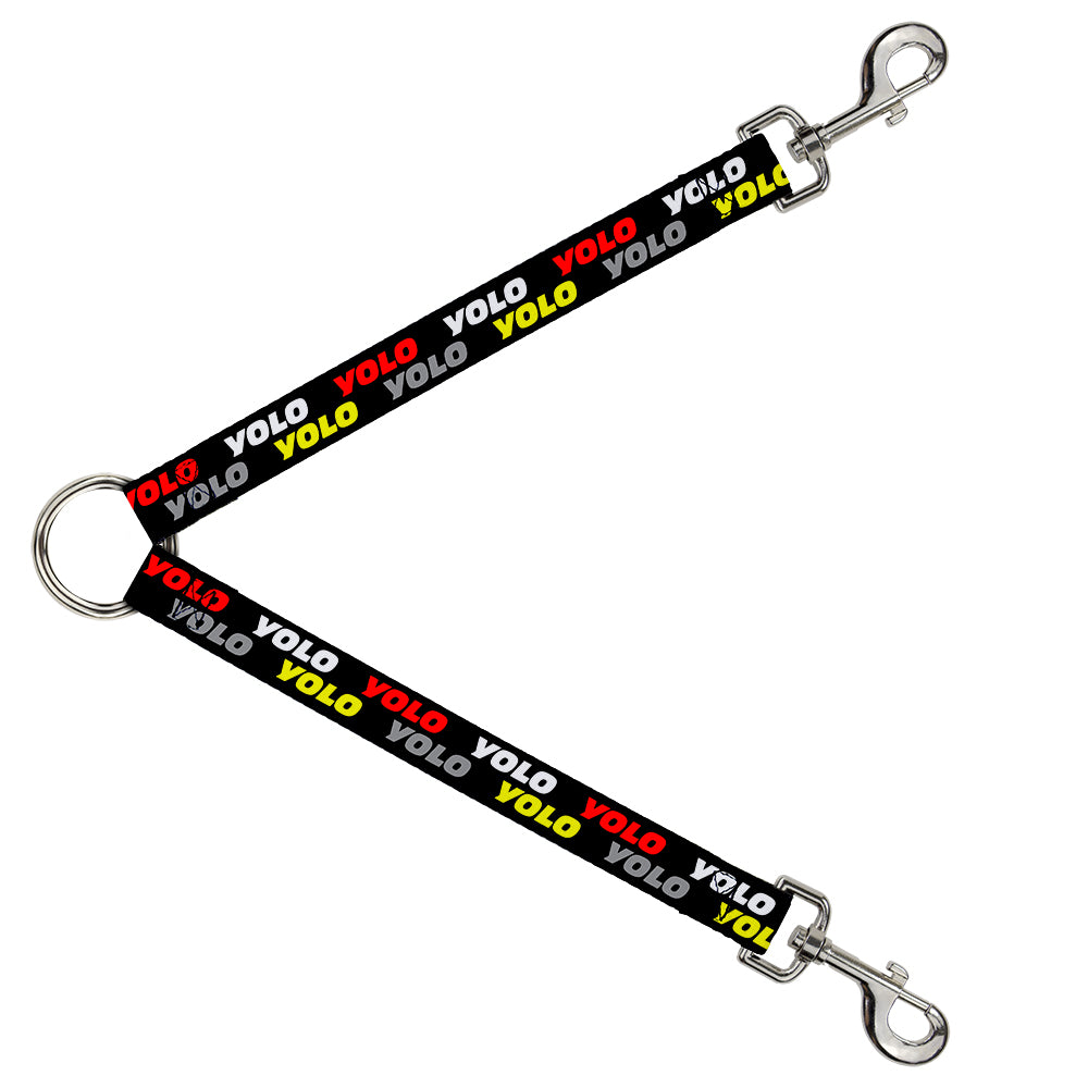 Dog Leash Splitter - YOLO2 Black/Red/White/Gray/Yellow Dog Leash Splitters Buckle-Down   
