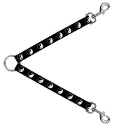 Dog Leash Splitter - Ying Yang Symbol Black/White Dog Leash Splitters Buckle-Down   