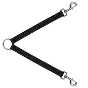 Dog Leash Splitter - Zebra 2 Black/Gray Dog Leash Splitters Buckle-Down   