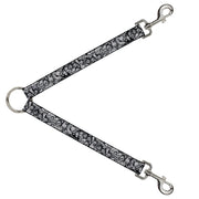 Dog Leash Splitter - Zombie Skulls Sketch Dog Leash Splitters Buckle-Down   