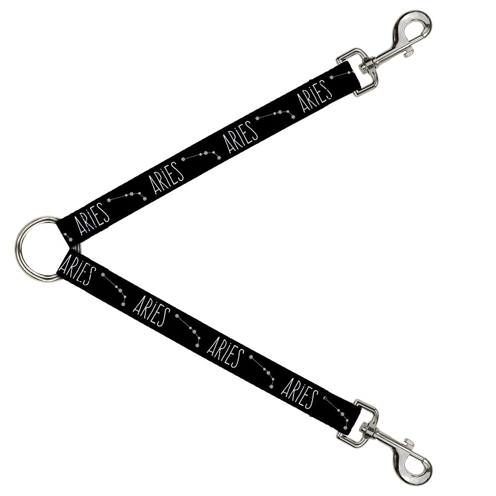 Dog Leash Splitter - Zodiac ARIES/Constellation Black/White Dog Leash Splitters Buckle-Down   