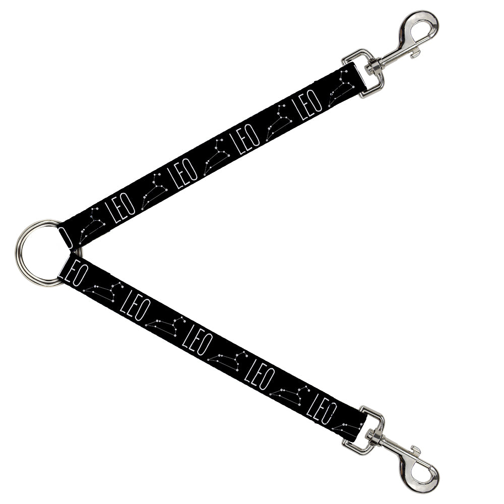 Dog Leash Splitter - Zodiac LEO/Constellation Black/White Dog Leash Splitters Buckle-Down   