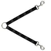 Dog Leash Splitter - Zodiac LEO/Constellation Black/White Dog Leash Splitters Buckle-Down   