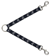 Dog Leash Splitter - Zodiac Leo Symbol/Constellations Black/White Dog Leash Splitters Buckle-Down   
