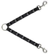 Dog Leash Splitter - Zodiac LEO/Symbol Black/White Dog Leash Splitters Buckle-Down   
