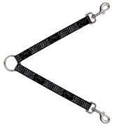 Dog Leash Splitter - Zodiac SAGITTARIUS/Constellation Black/White Dog Leash Splitters Buckle-Down   