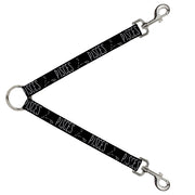 Dog Leash Splitter - Zodiac PISCES/Constellation Black/White Dog Leash Splitters Buckle-Down   
