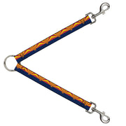 Dog Leash Splitter - Arizona Flag Red Yellow Gold Blue Dog Leash Splitters Buckle-Down   