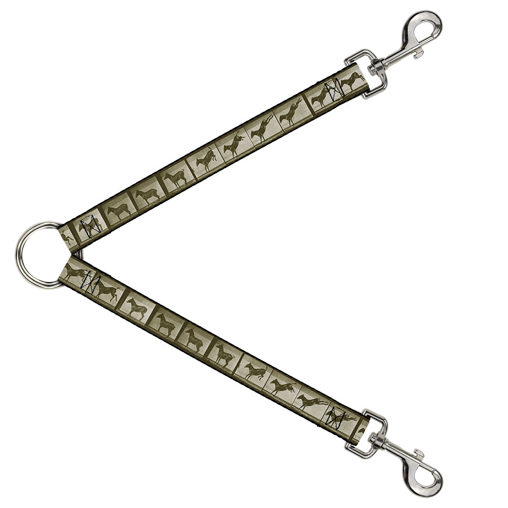Dog Leash Splitter - Bucking Donkey Vintage Film Strip Dog Leash Splitters Buckle-Down   