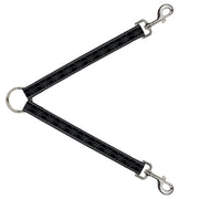 Dog Leash Splitter - BD Monogram2 Black/Gray Dog Leash Splitters Buckle-Down   