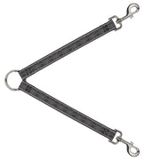 Dog Leash Splitter - BD Monogram2 Grays Dog Leash Splitters Buckle-Down   