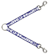 Dog Leash Splitter - BUCKLE-DOWN Shapes Blue/White Dog Leash Splitters Buckle-Down   