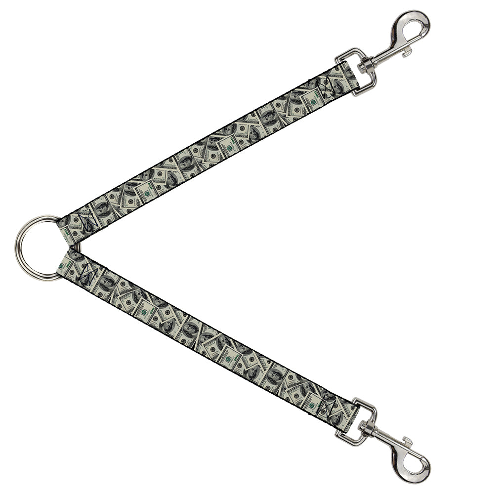 Dog Leash Splitter - Benjamins2 Stacked Dog Leash Splitters Buckle-Down   