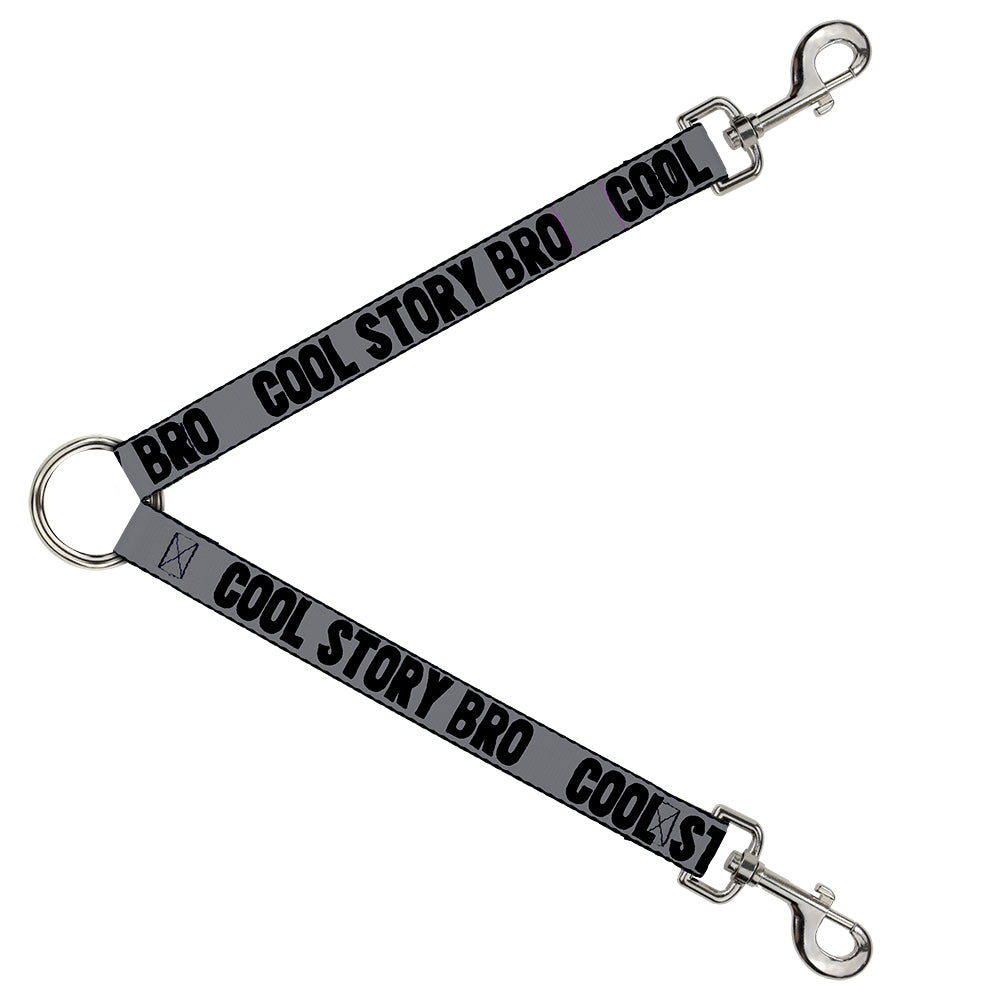 Dog Leash Splitter - COOL STORY BRO Gray/Black Dog Leash Splitters Buckle-Down   