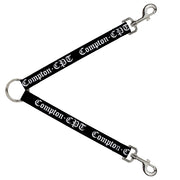 Dog Leash Splitter - COMPTON-CPT Black/White Dog Leash Splitters Buckle-Down   