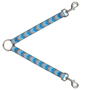 Dog Leash Splitter - Chevron Weave Grays/Blues Dog Leash Splitters Buckle-Down   