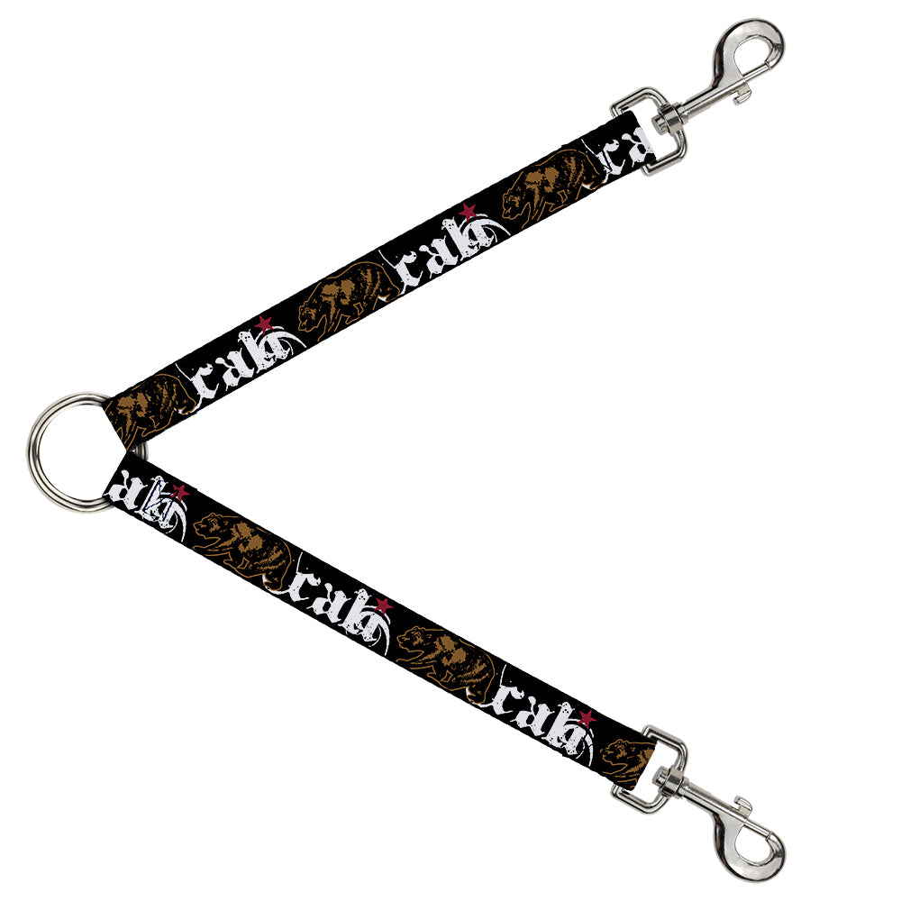 Dog Leash Splitter - CALI w/Grizzly Bear Dog Leash Splitters Buckle-Down   