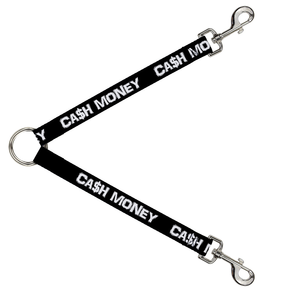 Dog Leash Splitter - CA$H MONEY Black/White Dog Leash Splitters Buckle-Down   