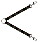 Dog Leash Splitter - California Flag Bear Black Dog Leash Splitters Buckle-Down   