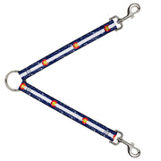 Dog Leash Splitter - Colorado Flags4 Weathered Dog Leash Splitters Buckle-Down   